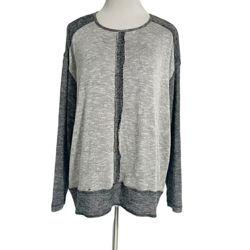 Sno Skins Large  Top Blouse Long Sleeve Lagenlook